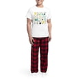 thumbnail image 5 of CafePress - Abstract Colorful Flowers Pattern Pajamas - Men's Light Loose Fit Cotton Pajama Set, 5 of 7