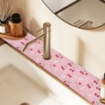 thumbnail image 2 of Yayeee Faucet Mat for Kitchen Sink 30" Diatomite Long Splash Guard Pad, Pink Cute Cherry Pattern, 2 of 7
