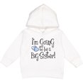 thumbnail image 2 of Inktastic Heart New Big Sister Toddler Hoodie, 2 of 4