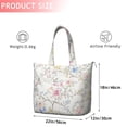 thumbnail image 4 of Pioneer Flower Floral Print Pattern Travel Tote Bags for Women Carry On,Large Weekender Bags for Women Travel,Multi Functional Duffle Bag for Work,Shopping,Sports, 4 of 5