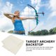 thumbnail image 3 of IDEANATEGRATE Archery Backstop Beige Heavy Duty Con Esquinas Perforadas Para Fácil En Exterior, 3 of 8