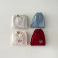 thumbnail image 4 of Spring Children's Hoodie Set Boys Letter Fleece Padded Sweatshirt and Pants 2Pcs Warm Casual Girls Pullover Suit Kid's Outfit, 4 of 6