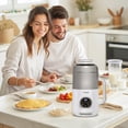 thumbnail image 5 of Haysky 10-in-1 Nut Milk Maker, 40oz Automatic Homemade Soy Milk Maker Machine for Oat Milk, Nutmilk, Juice, Grains with Delay Start/Boil Water/Keep Warm/Auto-Clean, White, 5 of 8