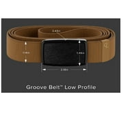 Groove Life 41 in. 50 in. Polyester Low Profile Belt 1.14 in. W Black