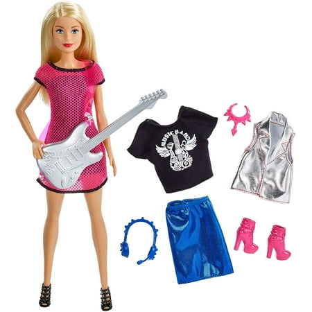 Barbie You Can Be Anything Guitar Player Musician Careers Doll