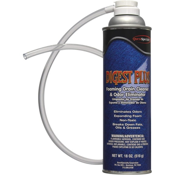 2040 Quest DIGEST PLUS Foaming Drain Cleaner and Odor Eliminator. (1 Pack)