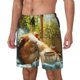 thumbnail image 1 of Balery Lazy Home Style Guinea Pig Bañador para hombre, shorts de playa de secado rápido con entrepierna y forro de compresión-3X-Large, 1 of 6