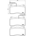 thumbnail image 4 of Brembo Brake Pad P23078 FMSI Number D1016-7919; Low-Metallic; Set Of 4, 4 of 4