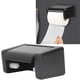 thumbnail image 5 of Portarrollos De Papel Higiénico Para Toallas, Contenedor Autoadhesivo De Plástico Negro Montado En La Pared, Sin Perforación, Para Y Cocina, 5 of 7