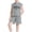Gray, variant on ITSAME Boys Girls Outfits 2-Piece, Letter Print Sleeveless Hoodies and Shorts Fashion Casual Clothes Set Gray Size 10