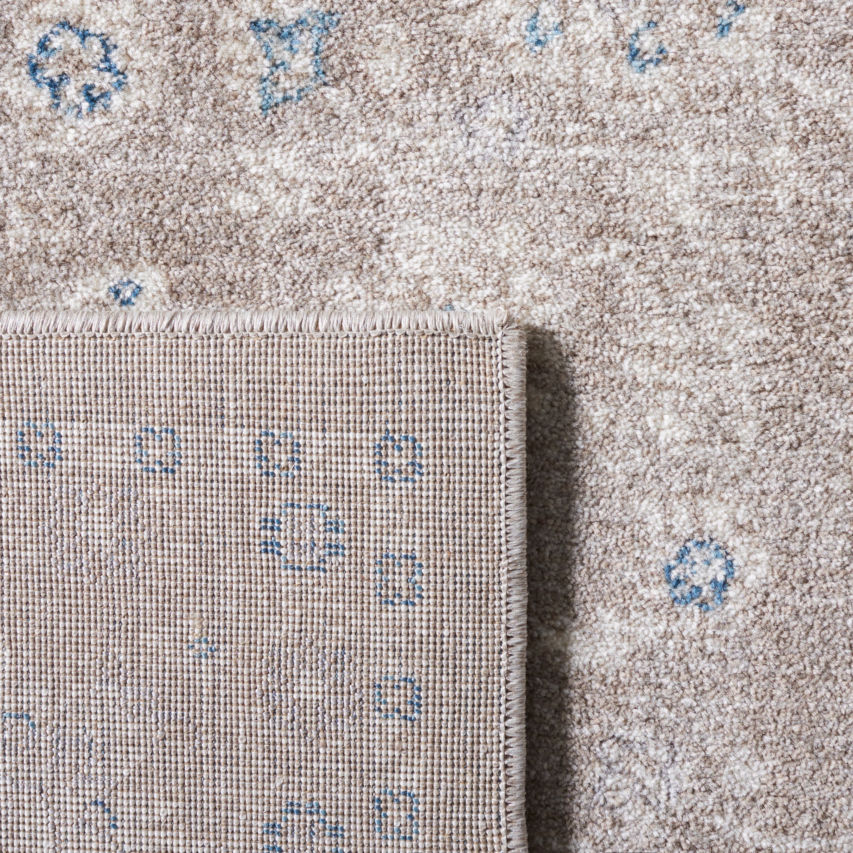 SAFAVIEH Sofia Derrick Oriental Area Rug, Tan/Blue, 4' x 5'7"
