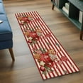 thumbnail image 5 of Christmas Gingerbread Kitchen Runner Rug 2x6 Washable Runners for Hallway Non Slip Winter Xmas Balls Candy Red Stripe Large Area Rug Indoor Floor Carpet for Bathroom Laundry Entryway Bedroom, 5 of 8