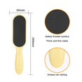 thumbnail image 2 of 4pcs Double-sided Foot Files - Pedicure Heel Rasp For Dead Skin - Foot File Kit - Dead Skin Scrubber, 2 of 5