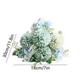 thumbnail image 2 of TACILIP Beautiful Artificial Silk Fake Flowers Wedding Valentines Bouquet Bridal Decor Artificial Flowers, Housewarming Gifts, 2 of 6