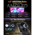 thumbnail image 5 of Ulefone Armor 28 Ultra Thermal, 5G AI Rugged Phone, 32GB 1TB, 6.67-inch AMOLED Dual Screen, Black, 5 of 7