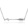 thumbnail image 1 of Collar con colgante de plata shaofei diseño flecha lateral, 1 of 4