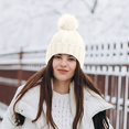 thumbnail image 2 of Womens Winter Hat Cold Weather Gear Winter for Women Winter Hats Soft Knit Hat With Warm Knitted Snow Cap, 2 of 6