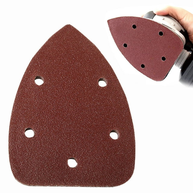 AKEGAMN Clearance! Grit Detail Sander Sandpaper 140 X 90mm Hook And Loop Sanding Sheets For Smooth Finish 5-Hole Dust Control: Designed for efficient airflow and clean working. Balanced : ideal for