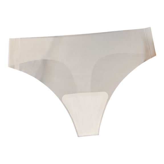 Bpmpbo Women's Summer Seamless Underwear Thongs Ice Silk Panties Comfortable Body Breathable Quick Dry G-strings Solid Color Non-marking Lightweight Briefs 2025 Clearance