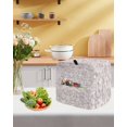 thumbnail image 5 of Farmhouse Flower Stand Mixer Dust Cover with Storage Pocket & Handles,Botanical Vintage Purple Leaf Plant Fits All Tilt Head & Bowl Lift Kitchen Appliance Cover Organizer Bag Accessories,4.5-5 Quart, 5 of 6