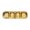 gold-Four grids, variant on Stainless Steels Seasoning Dish Dipping Bowl Soys Sauce Dish Condiment Tray Square Barbecue Snacks Plate Kitchen Tableware