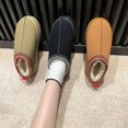 thumbnail image 4 of Zapatos de mujer europeos y americanos, botas de nieve para mujer, moda de invierno, zapatos de algodón de felpa con punta cerrada integrados para mujer, 4 of 6