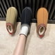 thumbnail image 4 of Zapatos de mujer europeos y americanos, botas de nieve para mujer, moda de invierno, zapatos de algodón de felpa con punta cerrada integrados para mujer, 4 of 6