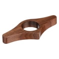 thumbnail image 3 of Uxcell 1" Thumb Book Page Holder Handmade Walnut Bookmark Book Opener Page Holders Style 5, Brown, 3 of 6