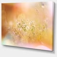 thumbnail image 2 of Wild Purple Flowers on Light Background - Large Flower Canvas Art Print, 2 of 3
