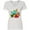 AA-White, variant on Inktastic Cute Dinosaurs Women's V-Neck T-Shirt