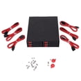 thumbnail image 2 of Caja De Disco Duro De 6 Compartimentos, Estable, Resistente, Duradera, Portátil, Segura, Disipación De Calor, Carcasa De Disco Duro, No Incluye Disco Duro, 2 of 7