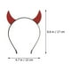thumbnail image 2 of 3pcs de diadro de cuello de diablo de la banda de cabello de la bocina del diablo., 2 of 6