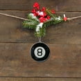 thumbnail image 4 of Magic 8 Ball Decoupage Ornament, Black, Plastic, By Ruz, 4 of 6
