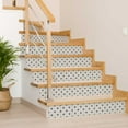thumbnail image 4 of Mi Alma Removable Vinyl Floral Black White Backsplash Tile Stickers, 24pcs, 4 of 10