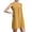 *Yellow, variant on ClodeEU Women's Linen Blend Sleeveless Crewneck Dress,Solid Color Casual Summer Mini Dress Green,Women's Plus L