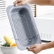 thumbnail image 2 of Over the Sink Colander Strainer Basket - Wash Vegetables and Fruits, Drain Cooked Pasta and Dry Dishes - Extendable, 2 of 5