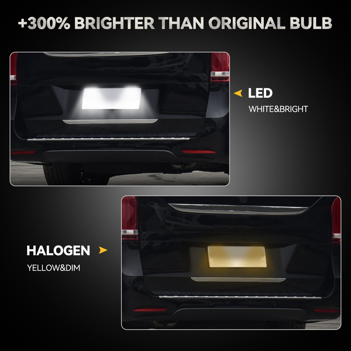 Applicable to License Plate Lights for Mercedes-Benz Vito W639 03-14