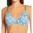 thumbnail image 1 of Women's Warner's 1593 This is Not a Bra Tailored Underwire Contour (Cool Water Ditsy 34B), 1 of 3