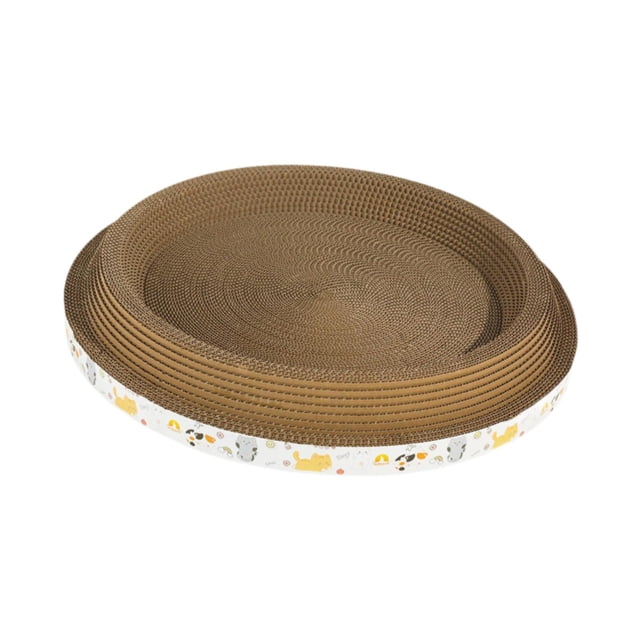 Cuenco rascador de cartón para gatos, tumbona para gatitos, sofá para gatos de interior, muebles relajantes, protección, almohadilla rascadora para M