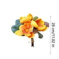 thumbnail image 3 of Artificial Magnolia Flowers with Stems, Real Touch Magnolia Bouquet Silk Look Magnolia for Wedding Party Home Decor, Floral Arrangement, 3 of 7