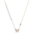 thumbnail image 2 of Collier à chaîne Papillon Minuscule : Faux Pendentif Délicat en Perles Collier Charme Collier, 2 of 10
