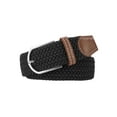 thumbnail image 4 of SAYFUT Men's Braided Leather Belt, Braided Woven Belt for Men Casual Jeans with Solid Strap Single Prong Buckle, 4 of 8
