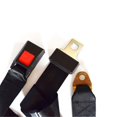 thumbnail image 3 of 2 Pack Universal Lap Adjustable Seat Belt 2 Point Adjustable Safety Harness Kit Single Double Seat Lap Seatbelt, 3 of 5