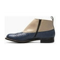 thumbnail image 5 of Stacy Adams Madison Spectator Spat Cap Toe Demi Boot Blue Multi 00109-460, 5 of 7