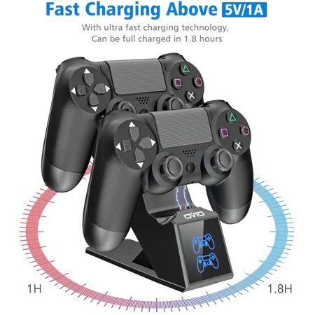Ps4 Controller Charger Dock Station Oivo Ps4 Dual Shock 4 Fast Charger Docking Station With Led Indicator For Sony Walmart Canada