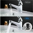 thumbnail image 4 of Vacemry 2Pcs Faucet Aerator, 20mm Regulator Nozzle Tap Bubbler Mixing Cartridge Faucet Strainer, Water Saving Flow Restrictor, Splash-Free Quiet Stream, For Kitchen Bathroom Sink Basin Tapware, 4 of 7