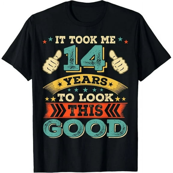 Funny Vintage 2007 14Th 14 Fourteen Birthday Teen Boy Girl T-Shirt Unisex S-5XL Hot Trending Shirt, Vintage Birthday Gift