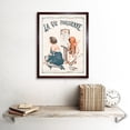 thumbnail image 2 of Vintage French Fashion La Vie Parisienne Heartbreak Cupid Love Magazine Cover Art Print Framed Poster Wall Decor 12x16 inch, 2 of 5