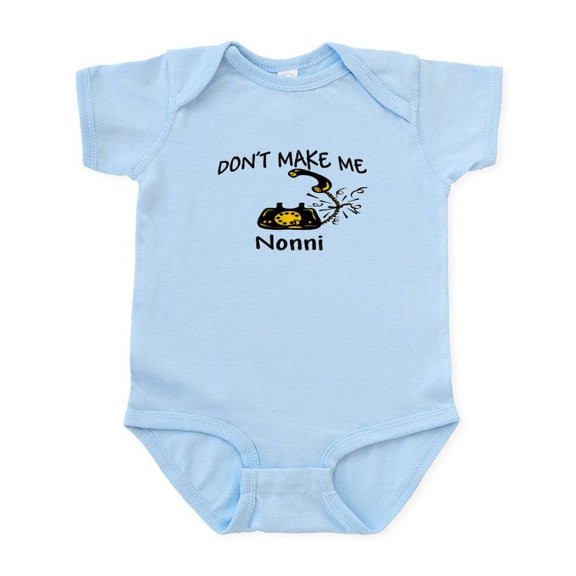 CafePress - Call Nonni With Black Phone Infant Bodysuit - Baby Light Bodysuit, Size Newborn - 24 Months