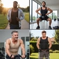 thumbnail image 7 of ToBeInStyle Men's Neoprene Slimming Body Shaper Vest Belly Compression - Beige - 2XL, 7 of 7